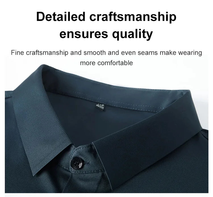 Men's Ice Silk Quick-Drying Business Shirt (Pack Of 2)