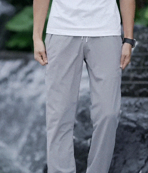 (Buy 1 Get 1 Free) Premium Men's High Stretch Skinny Lycra Pants (Black + Grey)